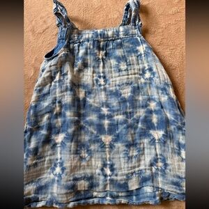 Angel Dear Blue Tie-Dye Kids Dress